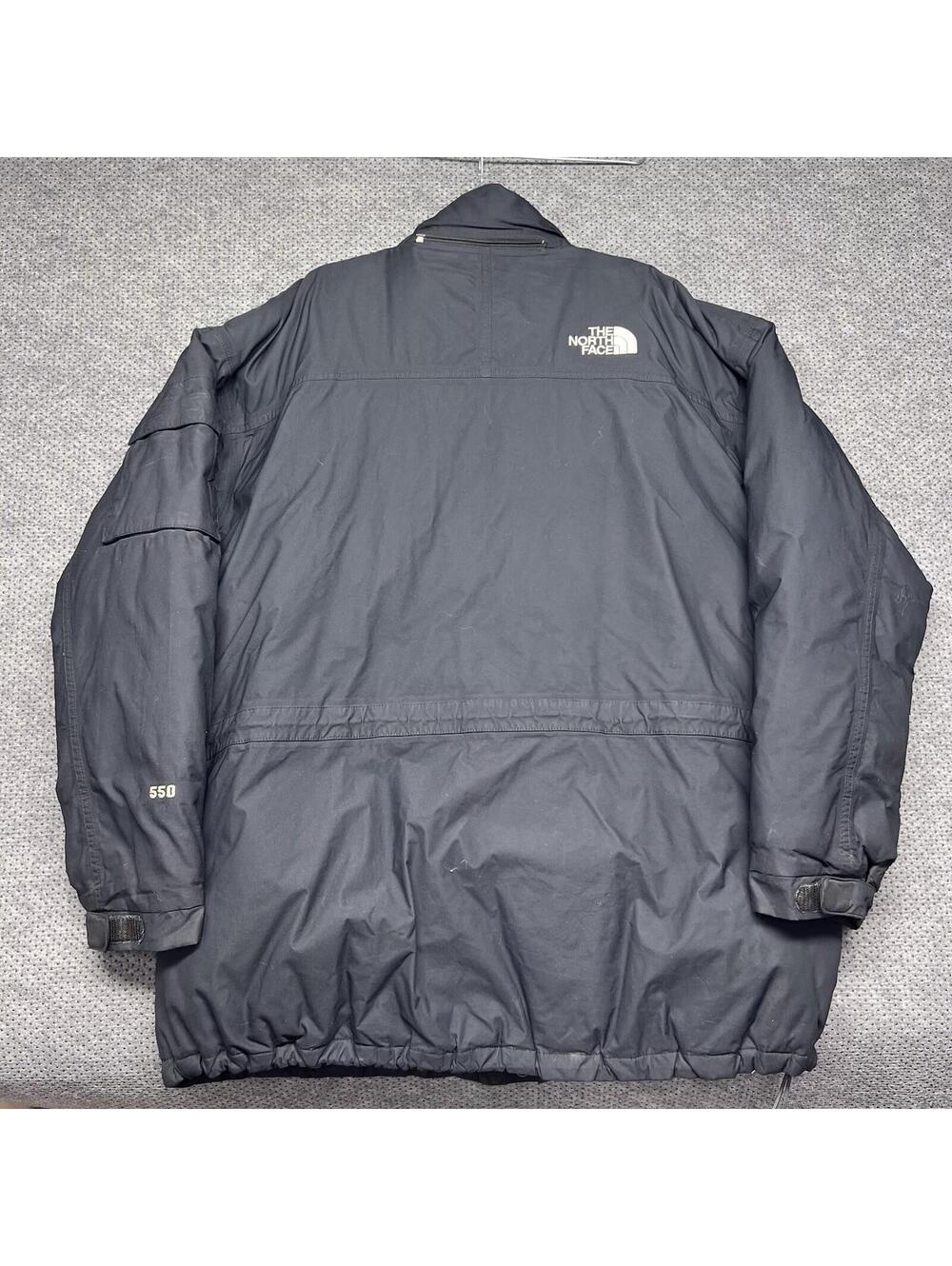Vintage The North Face Xxl Black Mens Goosedown 550 Fill Parka Rare Jacket View 2